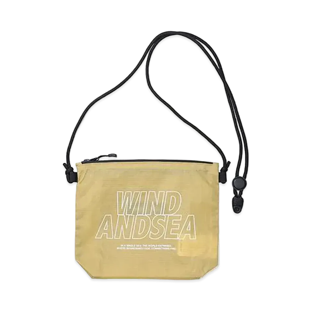 WIND AND SEA Wind Sacoche "Beige"