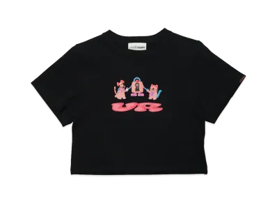 VAULTROOM Women's Besty Cropped Tee "Black"