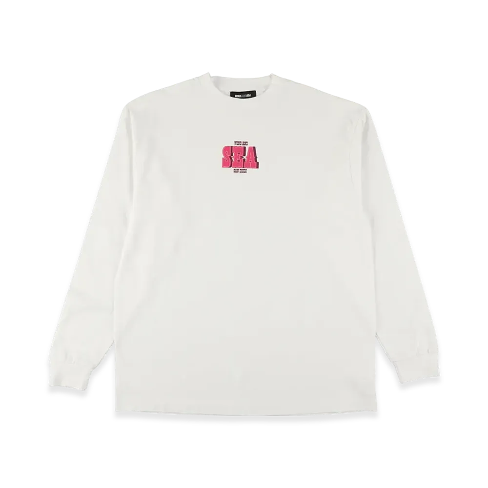 WIND AND SEA San Diego L/S Tee "White"