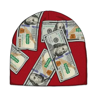 Supreme Money Beanie "Red"