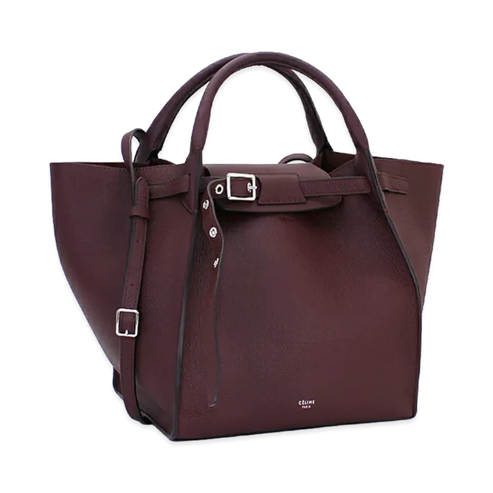 CELINE Women's Handbag (with shoulder strap) Big Bag Small Long Strap "Wine"