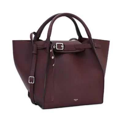 CELINE Women's Handbag (with shoulder strap) Big Bag Small Long Strap "Wine"