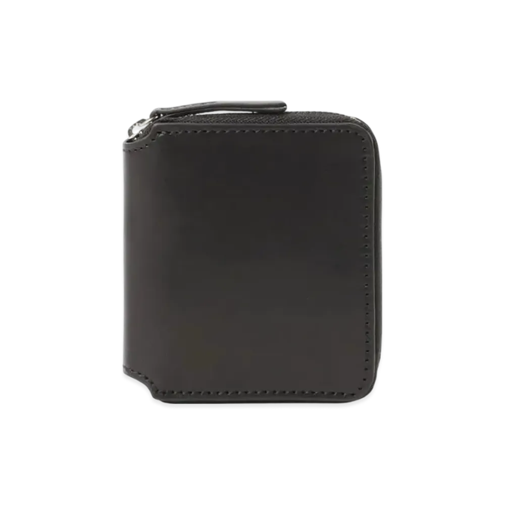 BEAMS Zip Leather Wallet "Black"