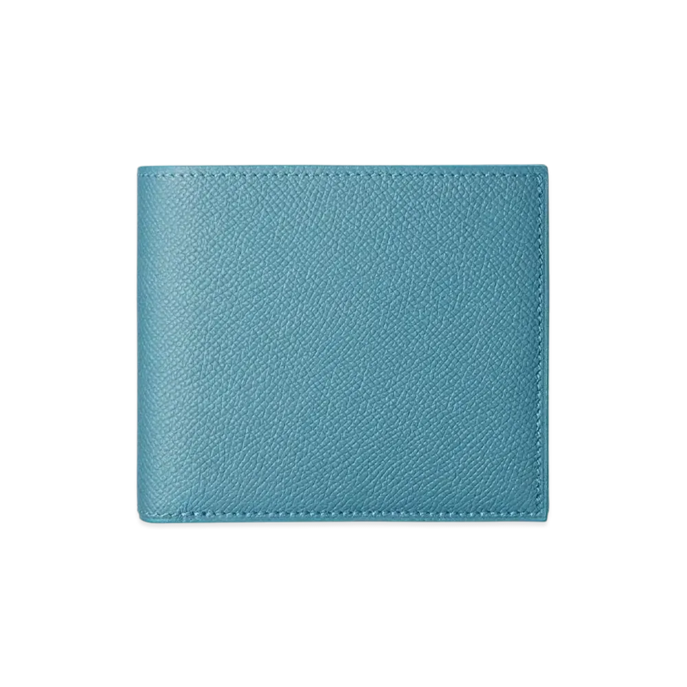 everyone x TOMO NARIAI Leather Wallet "Turquoise Gray"