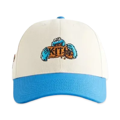 Kith x Sesame Street Kids Cookie Monster Cap "Sandrift"