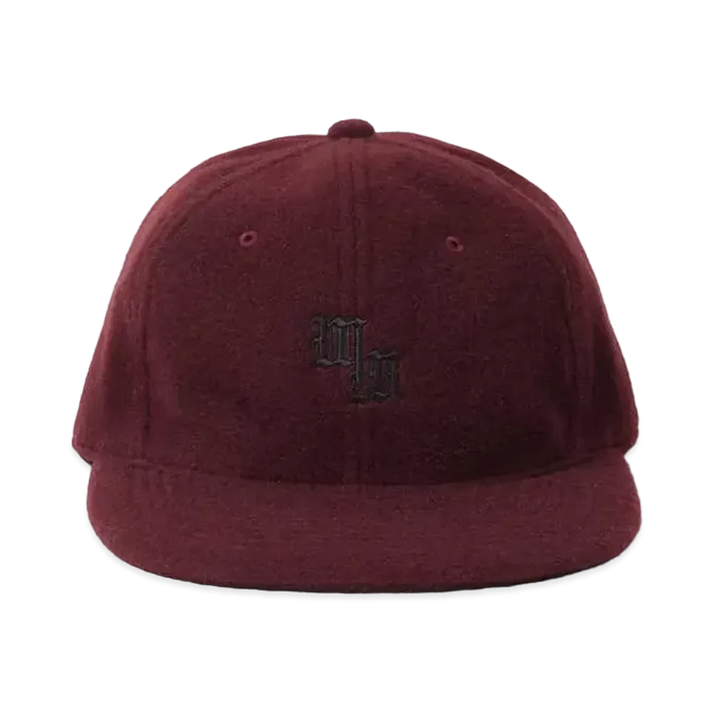 WACKO MARIA Wool 6 Panel Cap #1 "Burgundy"