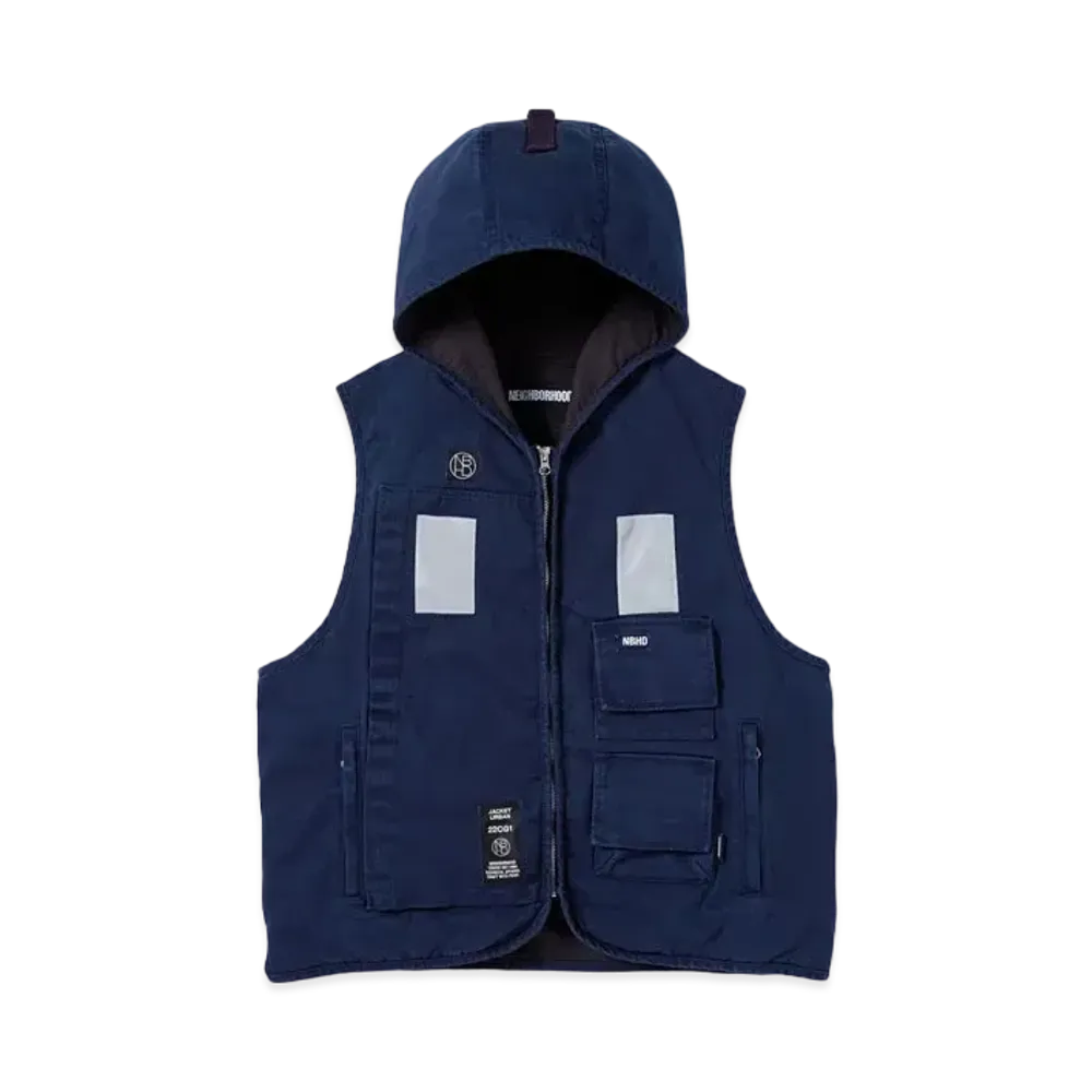 NEIGHBORHOOD LS / C-VEST "Navy"