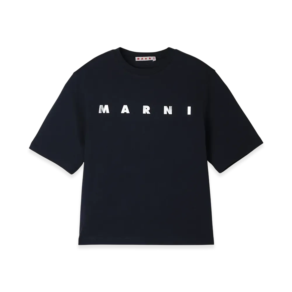 MARNI Crew Neck T-Shirt "Darknavy"