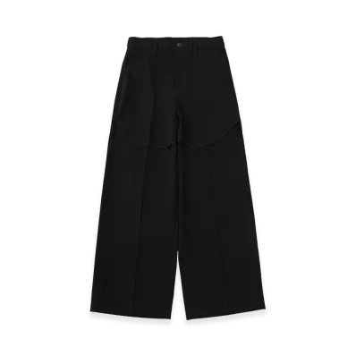 X-Girl Women's Curved Cut Paneled Pants "Black"