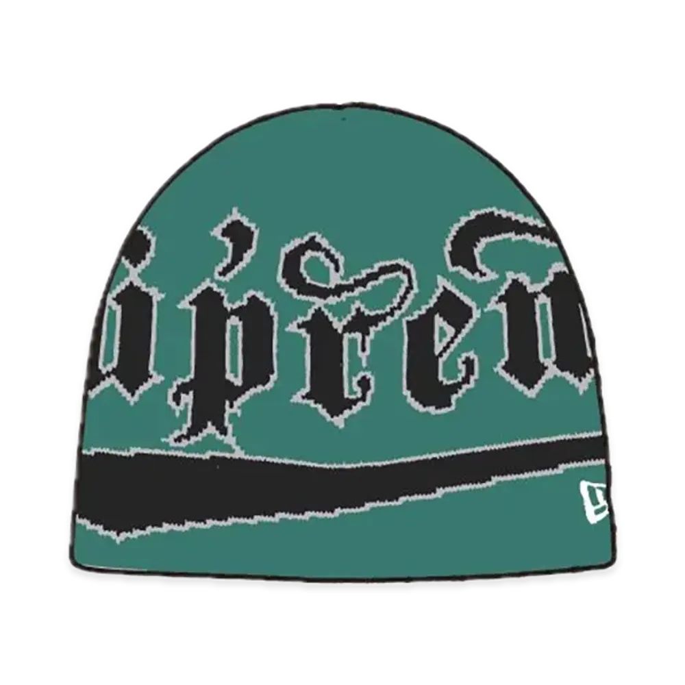 Supreme New Era Accent Beanie "Green"