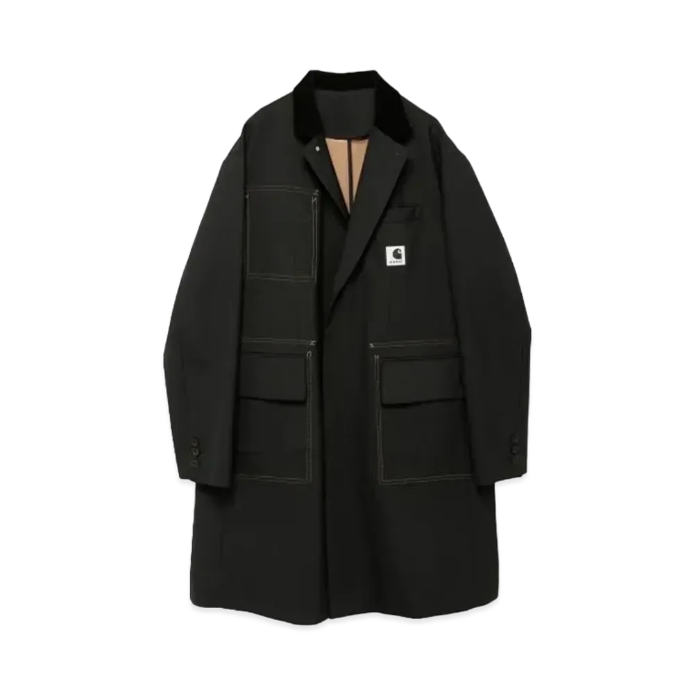 Carhartt WIP × sacai Suiting Bonding Coat "Black"