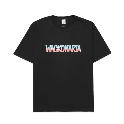 WACKO MARIA Washed Heavy Weight T-Shirt "Black"