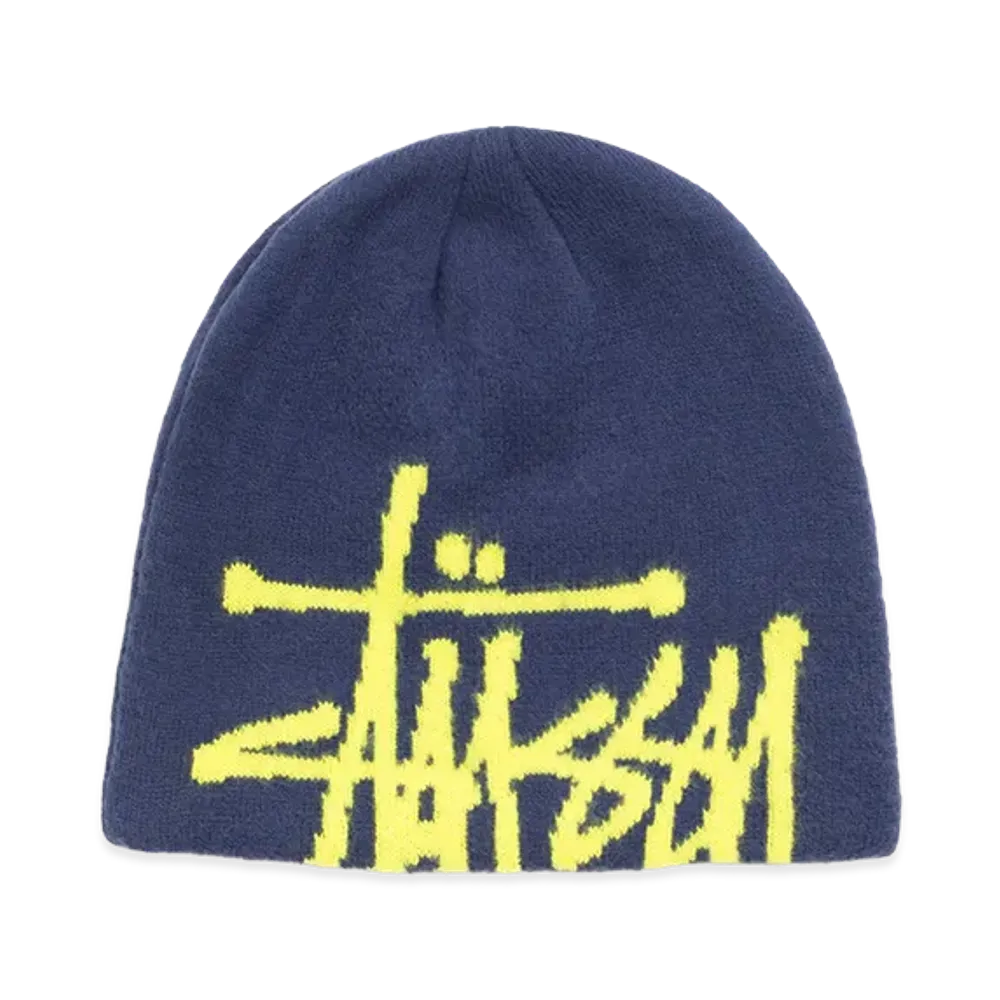 Stussy Brushed Out Basic Skullcap "Navy"