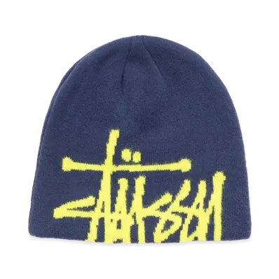 Stussy Brushed Out Basic Skullcap "Navy"
