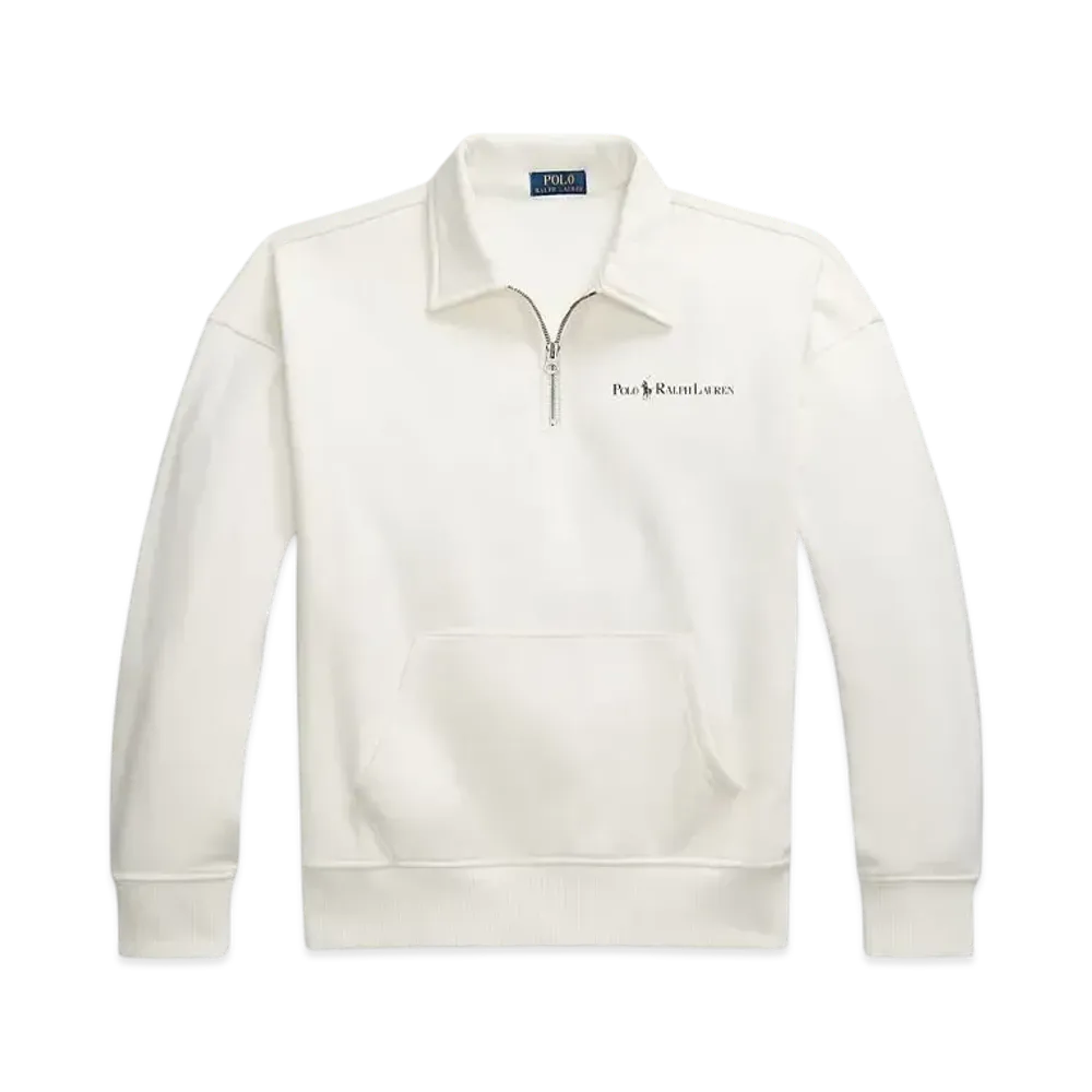 Polo Ralph Lauren Relaxed Fit Logo Colored Sweatshirt "White"
