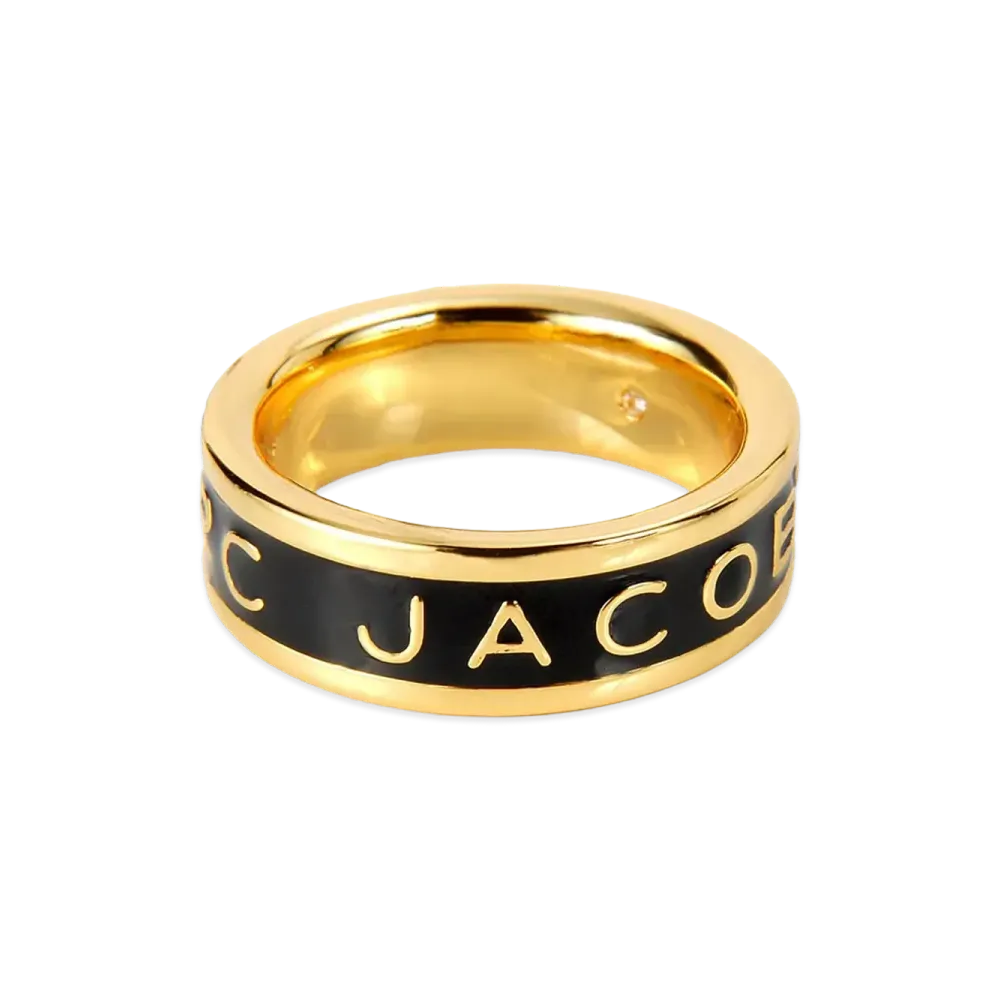 Marc Jacobs Ring "Gold/Black"