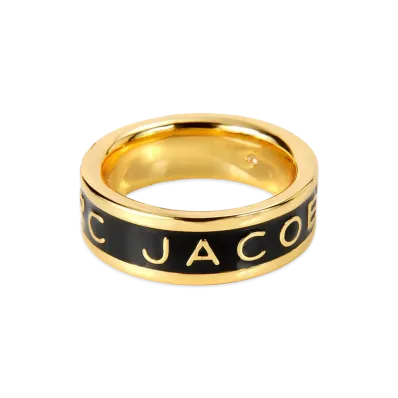 Marc Jacobs Ring "Gold/Black"