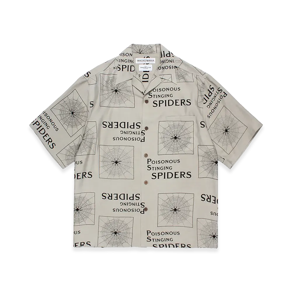 WACKO MARIA x The Phoenician Scheme Hawaiian Shirt "Gray"