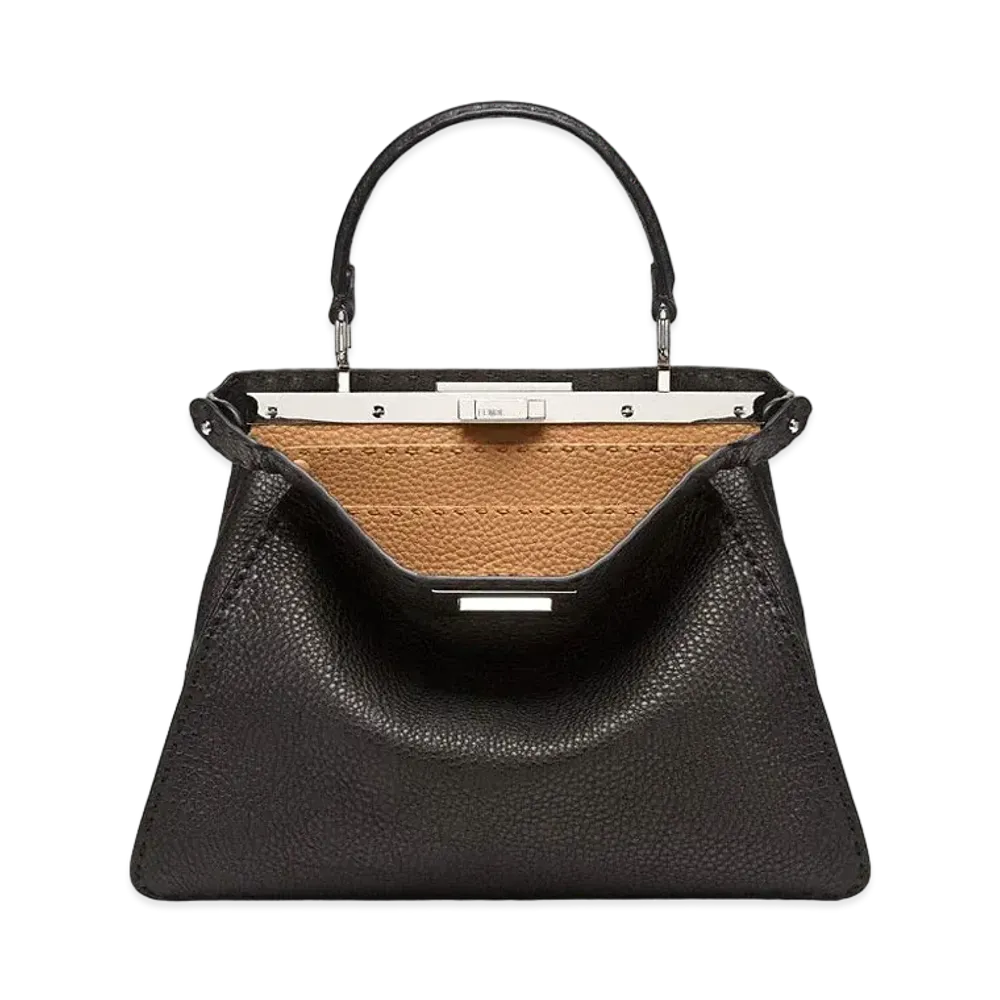 FENDI Peekaboo Iseeu Medium Selleria Bag "Black"