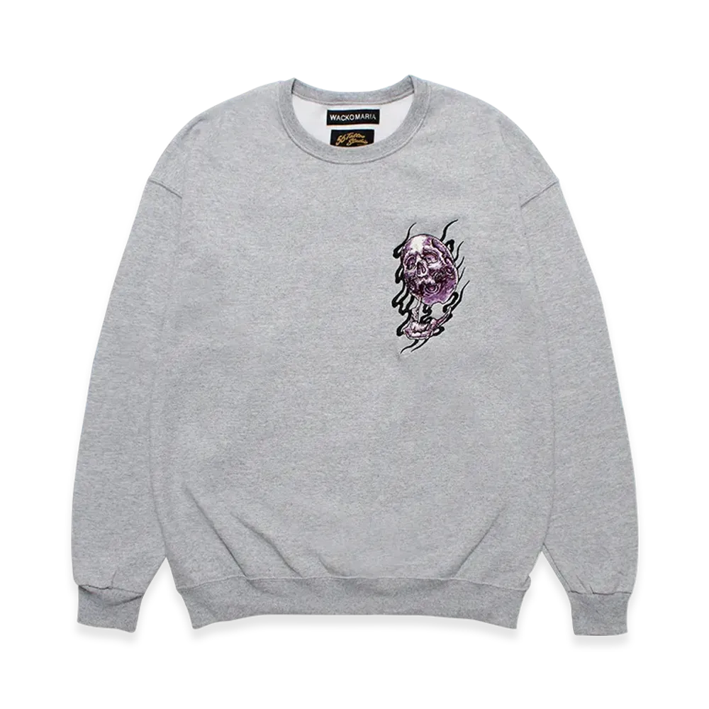 WACKO MARIA x 56 Tattoo Studio/Sweat Shirt "Gray"