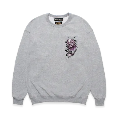 WACKO MARIA x 56 Tattoo Studio/Sweat Shirt "Gray"