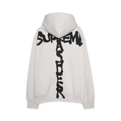 Supreme x Thrasher Zip Up Hooded Sweatshirt "Stone"
