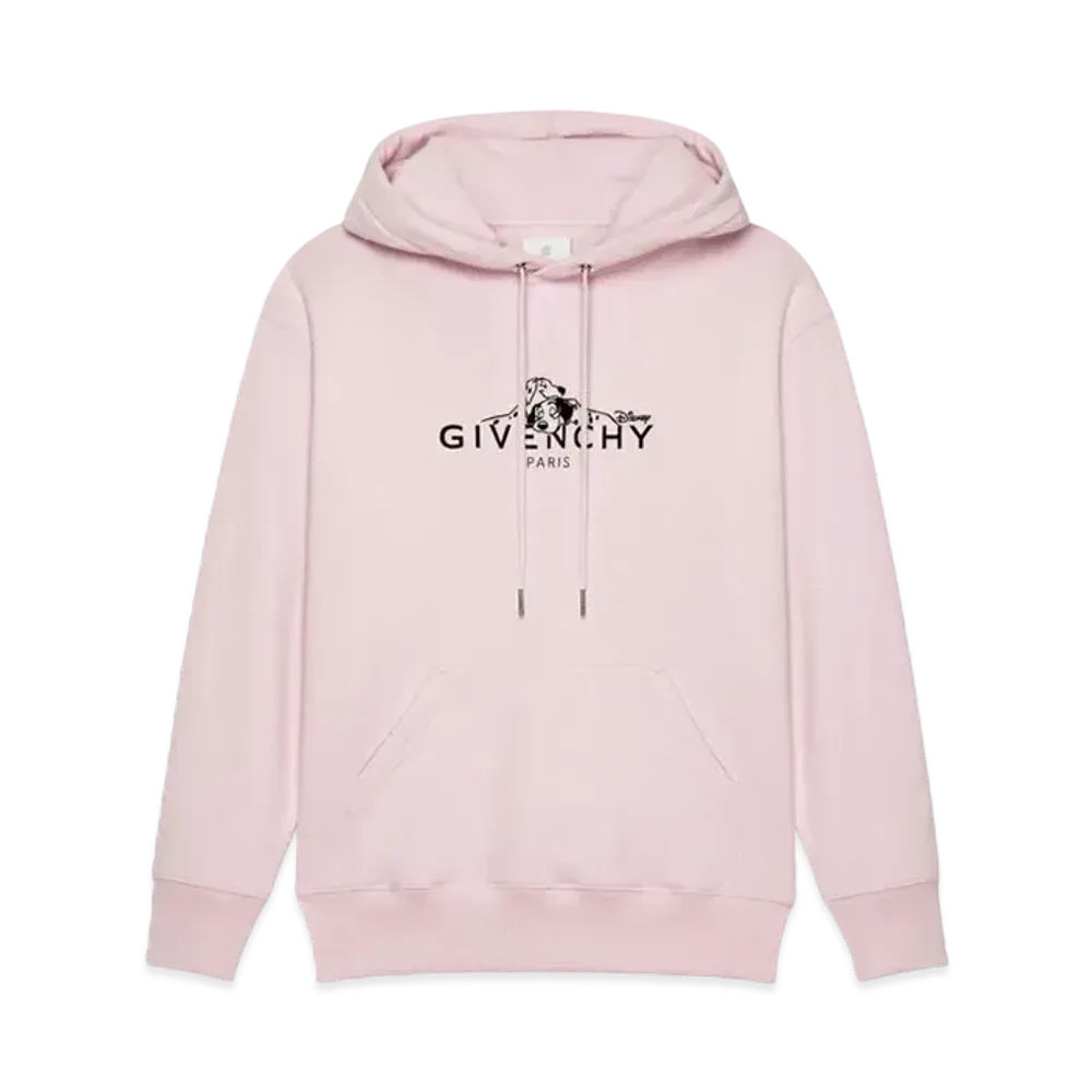 GIVENCHY 101 Dalmatians Hoodie In Embroidered Felpa "Light Pink"