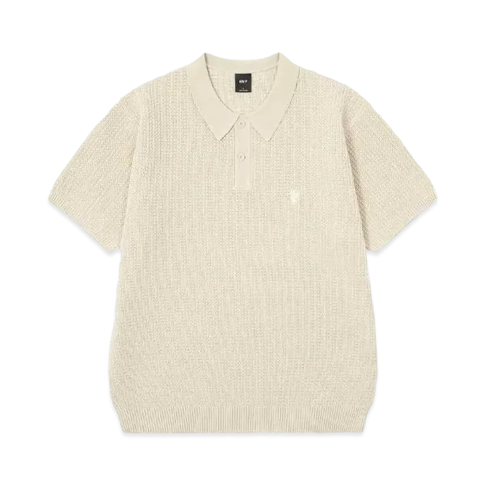 HUF 1984 Knit Polo "LT Caramel"