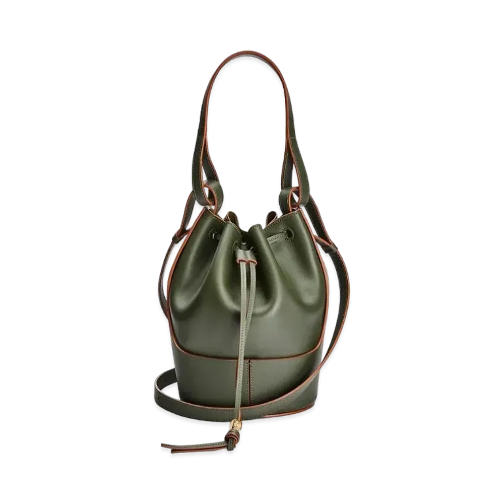 LOEWE Small Balloon Bag In Nappa Calfskin "Vintage Khaki"