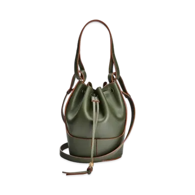 LOEWE Small Balloon Bag In Nappa Calfskin "Vintage Khaki"