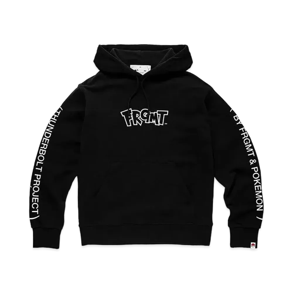 FRAGMENT x POKEMON THUNDERBOLT PROJECT LOGO HOODIE "Black"