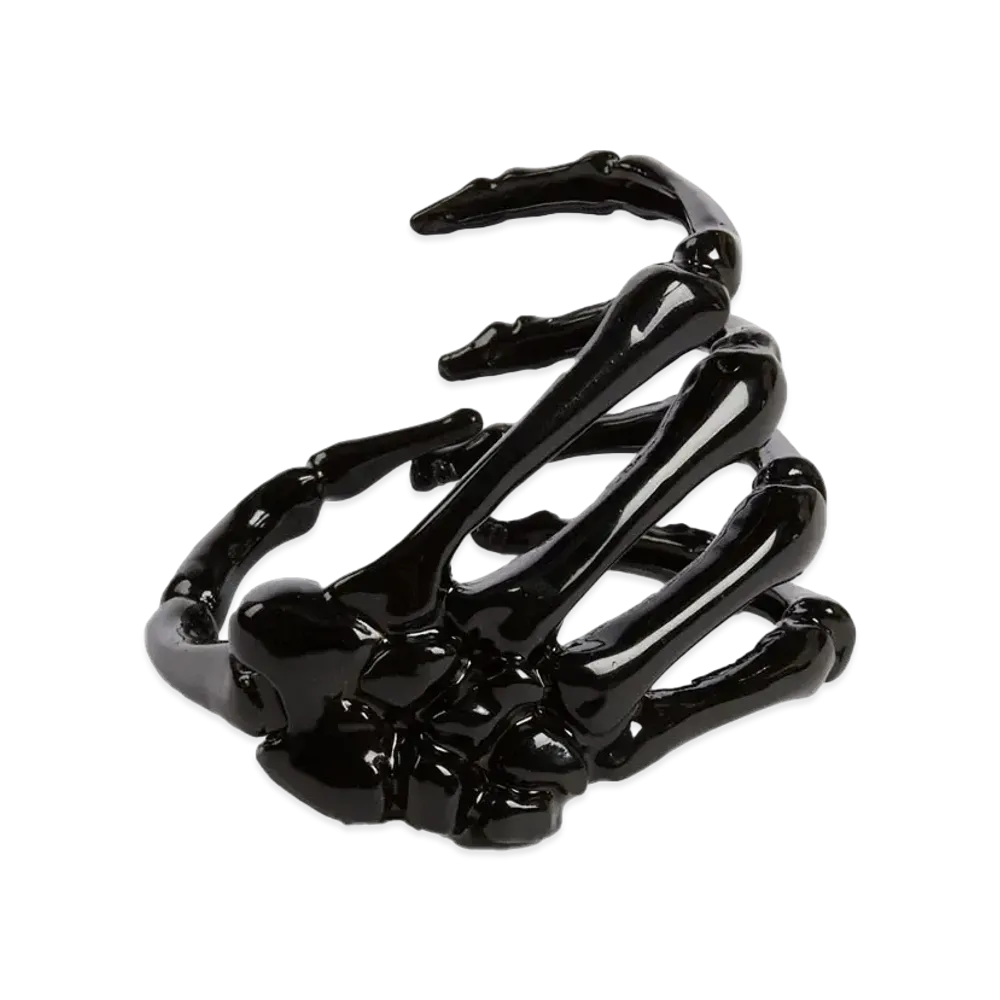 RAF SIMONS Solid Colour Skeleton Bracelet "Black"