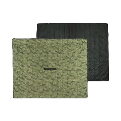 POLeR Poncho Reversible "BlackGreen"