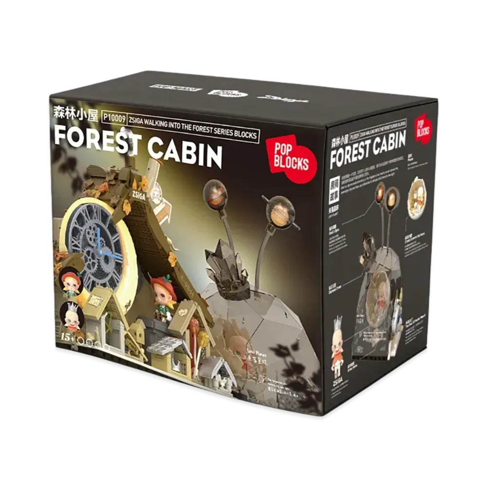 POP MART ZSIGA Walking Into The Forest Series Block Forest Cabin