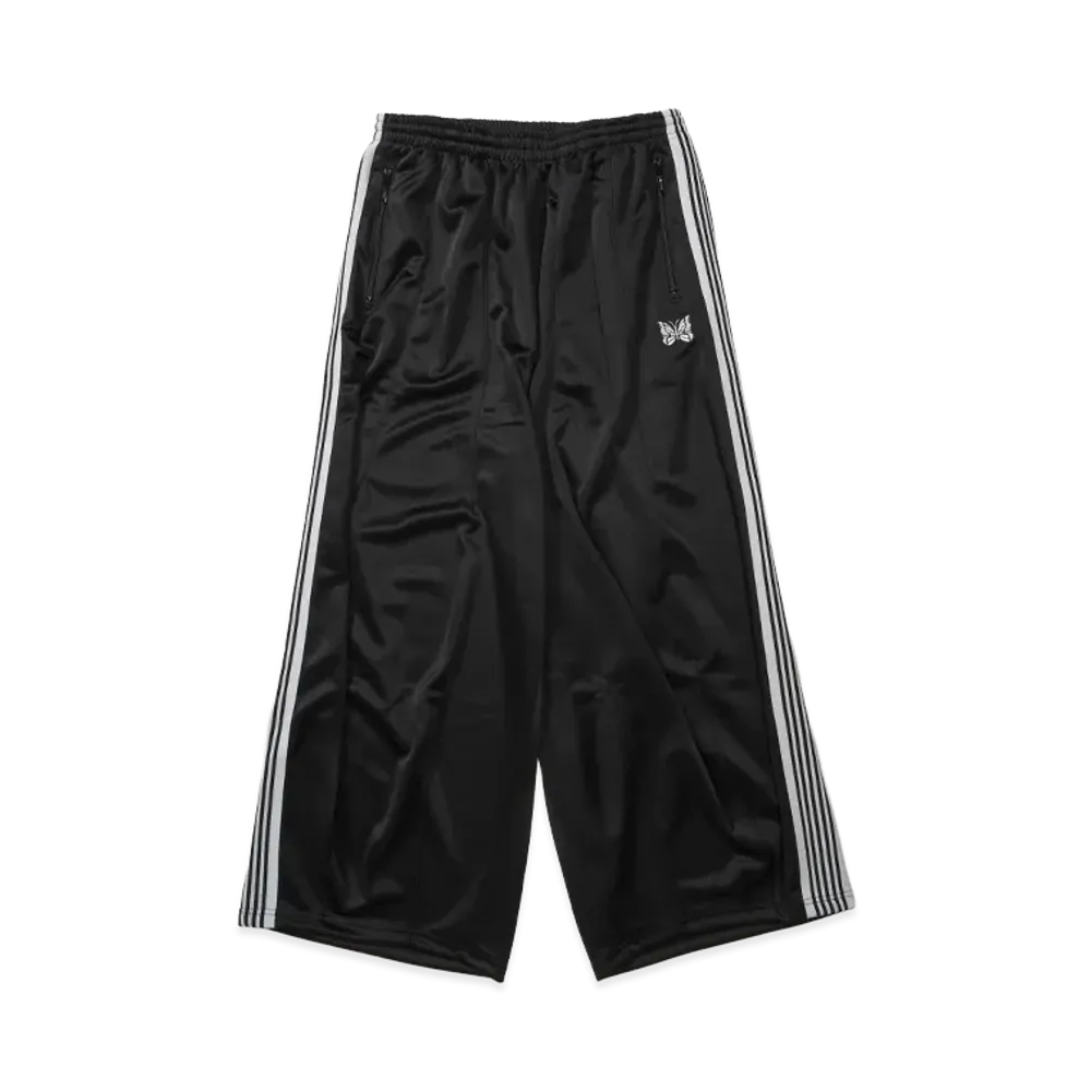 NEEDLES x FREAK'S STORE H.D.Track Pant - PolySmooth "Black Base/White"