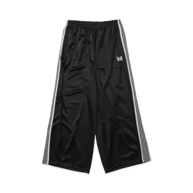 NEEDLES x FREAK'S STORE H.D.Track Pant - PolySmooth "Black Base/White"