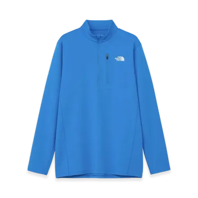 The North Face Long Sleeve QD Mid Zip Up "Clear Lake Blue"