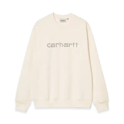 Carhartt WIP Rivet Script Sweat "Natural"
