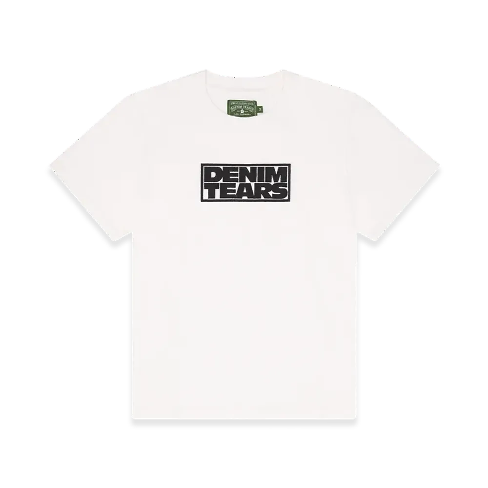 DENIM TEARS Box Logo Tee "White"