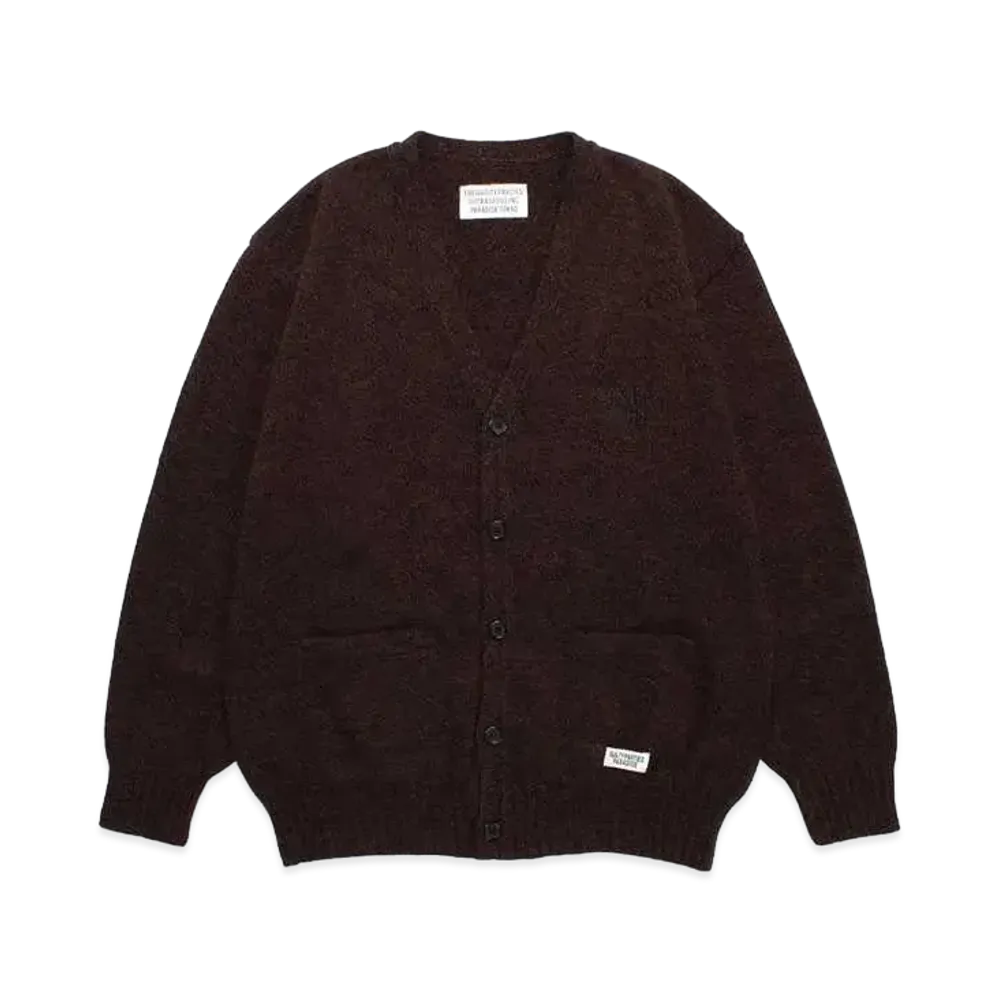 WACKO MARIA Classic Knit Cardigan "Brown"