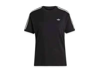 adidas Women's Lace 3-Stripes T-Shirt "Black"