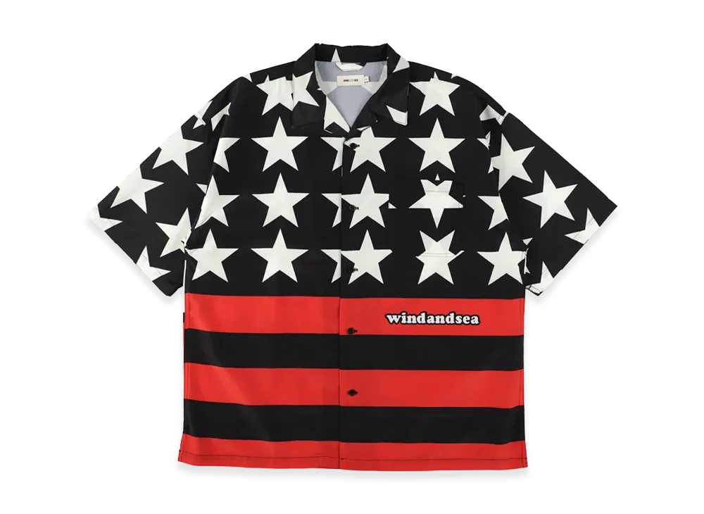 WIND AND SEA x Toy Machine American Monster Shirt "Black/Red"