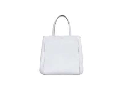 CELINE Small Folded Cabas in Grained Calfskin "Light Gray"