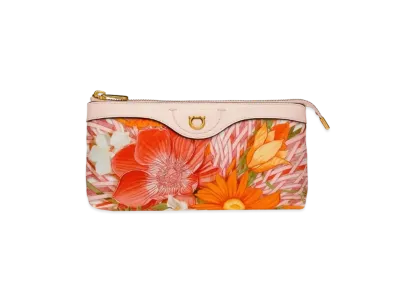 Salvatore Ferragamo Pouch "Vimini Red/Pink Lemonade"