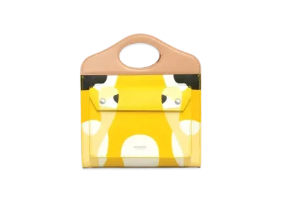 Burberry Mini Abistract Print Pocket Bag "Yellow"