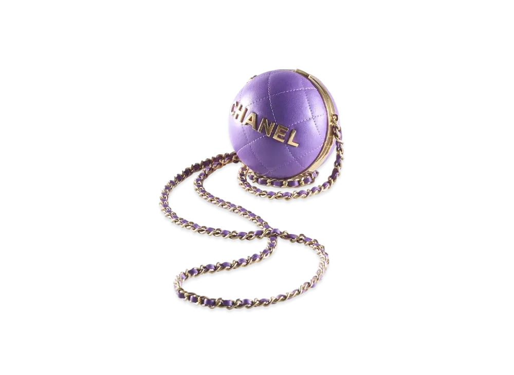 CHANEL Ivening Bag Lambskin "Purple"
