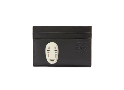 LOEWE x Spirited Away Kaonashi Plain Cardholder In Classic Calfskin "Black"