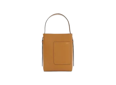 Valextra Bucket Bag Medium "Havana"