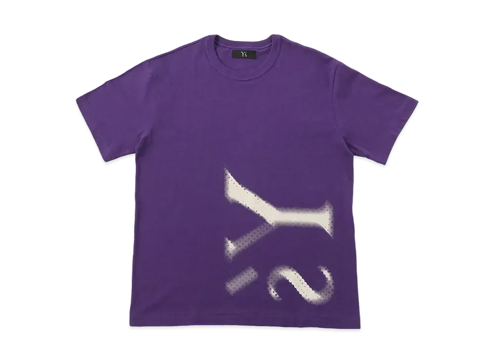 Yohji Yamamoto Y's -ONLINE EXCLUSIVE- Y's LOGO T-SHIRT "Purple"