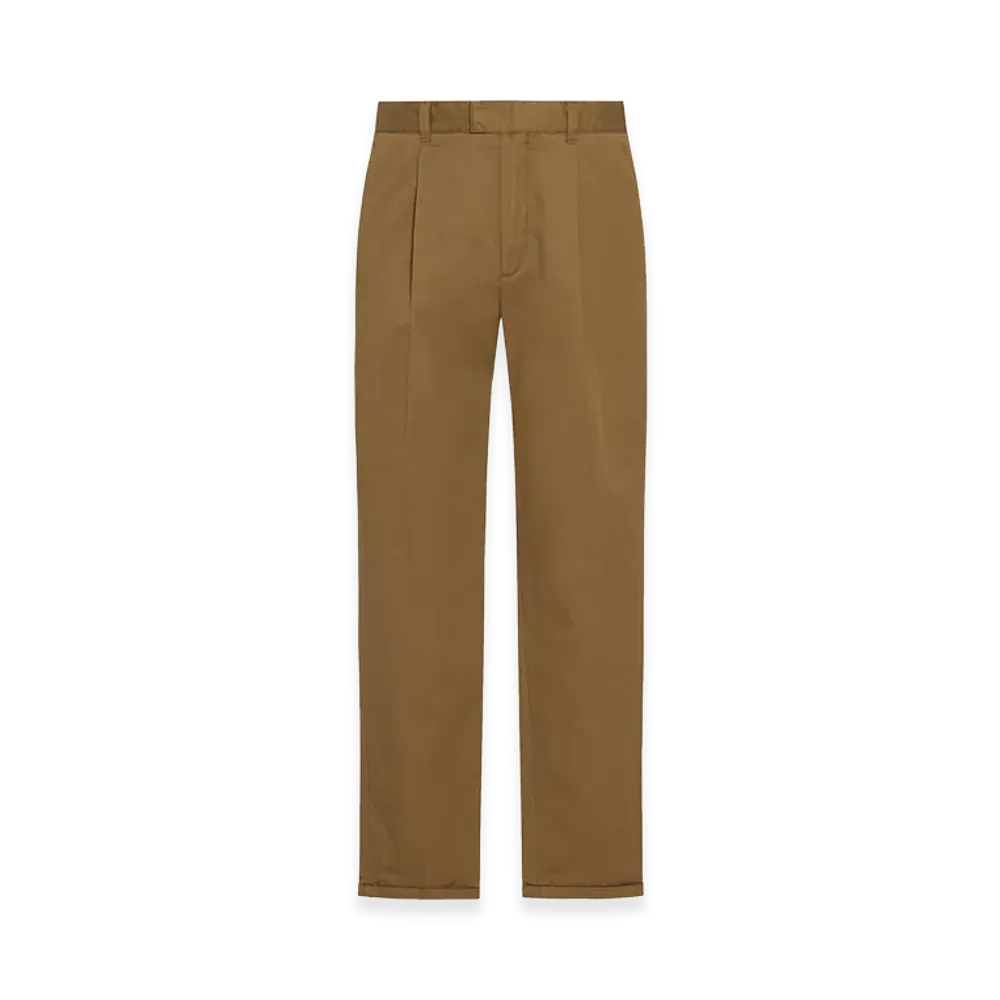 The Row Belamy Cotton and Cashmere Pants "Dark Sand"